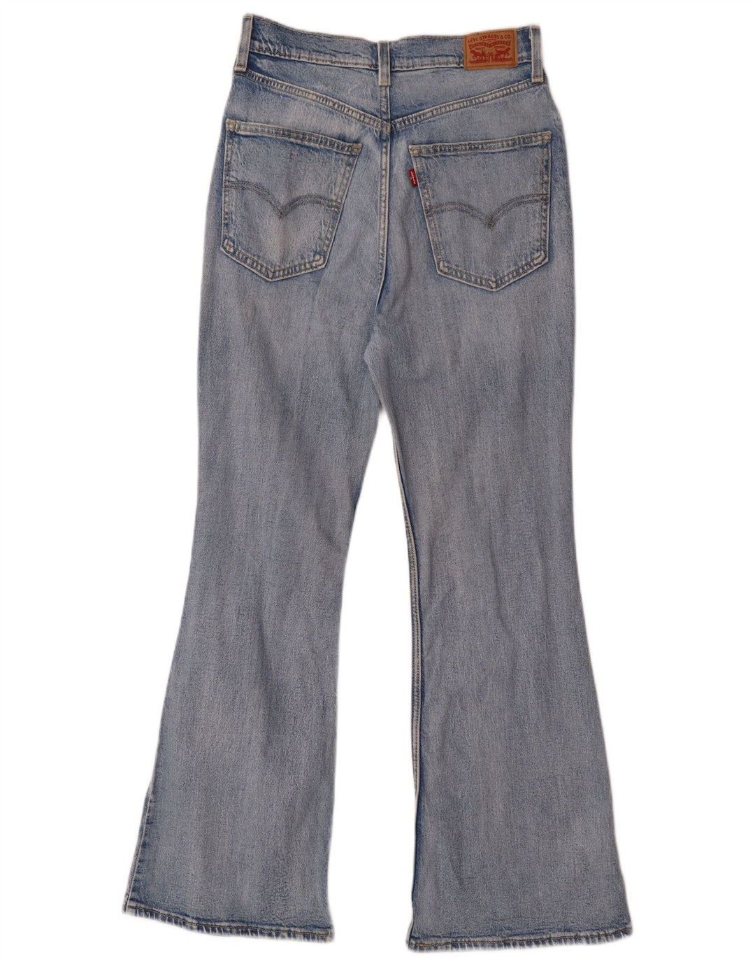 Blugi evazați distressed pentru femei Levi's W28 L29 Bumbac albastru
