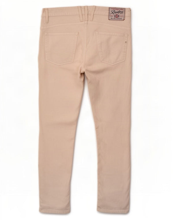 Replay Jeto Straight Jeans pentru bărbați W32 L31 Bumbac alb