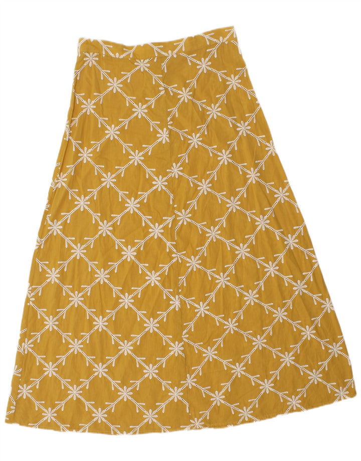 Fustă A-Line Femei Zara Medium W28 Galben Floral