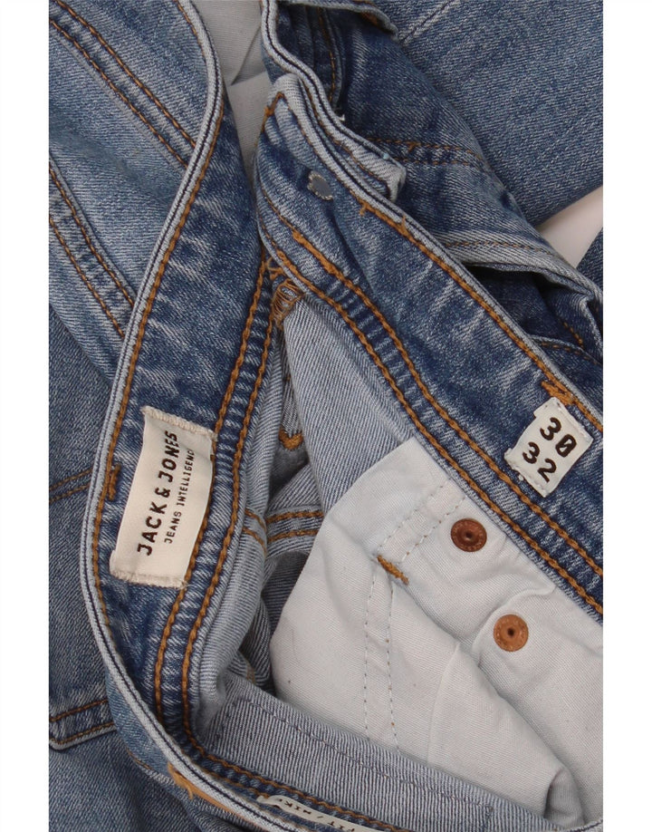 Blugi Jack & Jones Mike Slim pentru bărbați W30 L32 albaștri