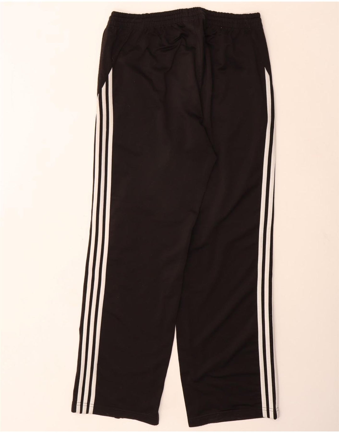 Pantaloni de trening Adidas pentru bărbați, poliester mediu negru