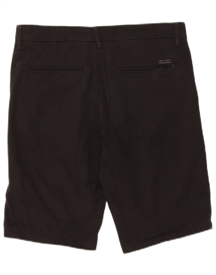 Pantaloni scurti chino Jack & Jones pentru bărbați, mici W29, bumbac negru