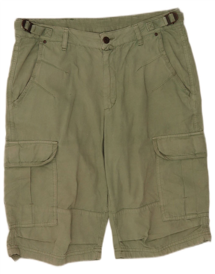 Pantaloni scurți cargo Champion pentru bărbați, mediu W30, bumbac verde