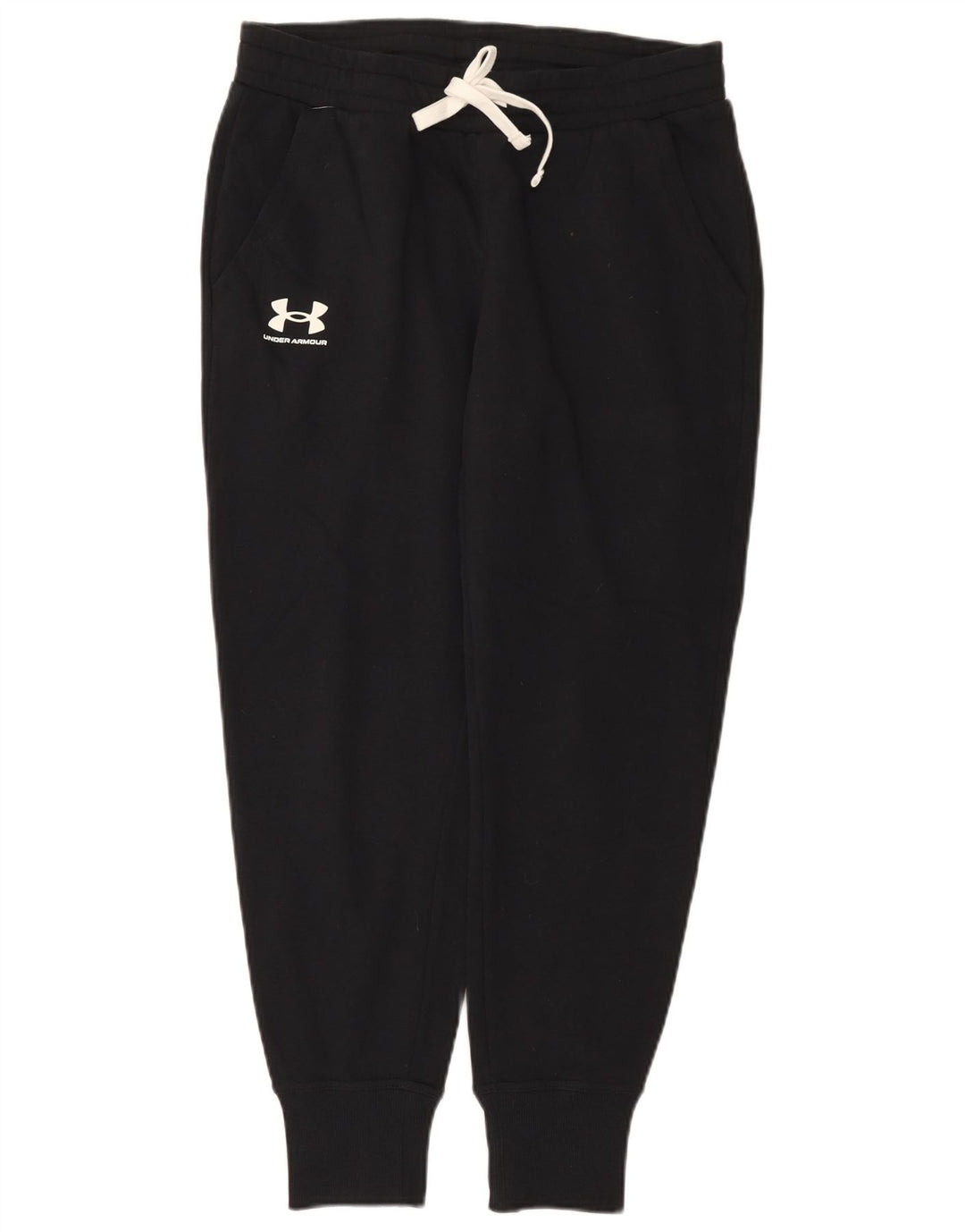 Pantaloni de trening Under Armour pentru bărbați Joggeri, bumbac mediu negru