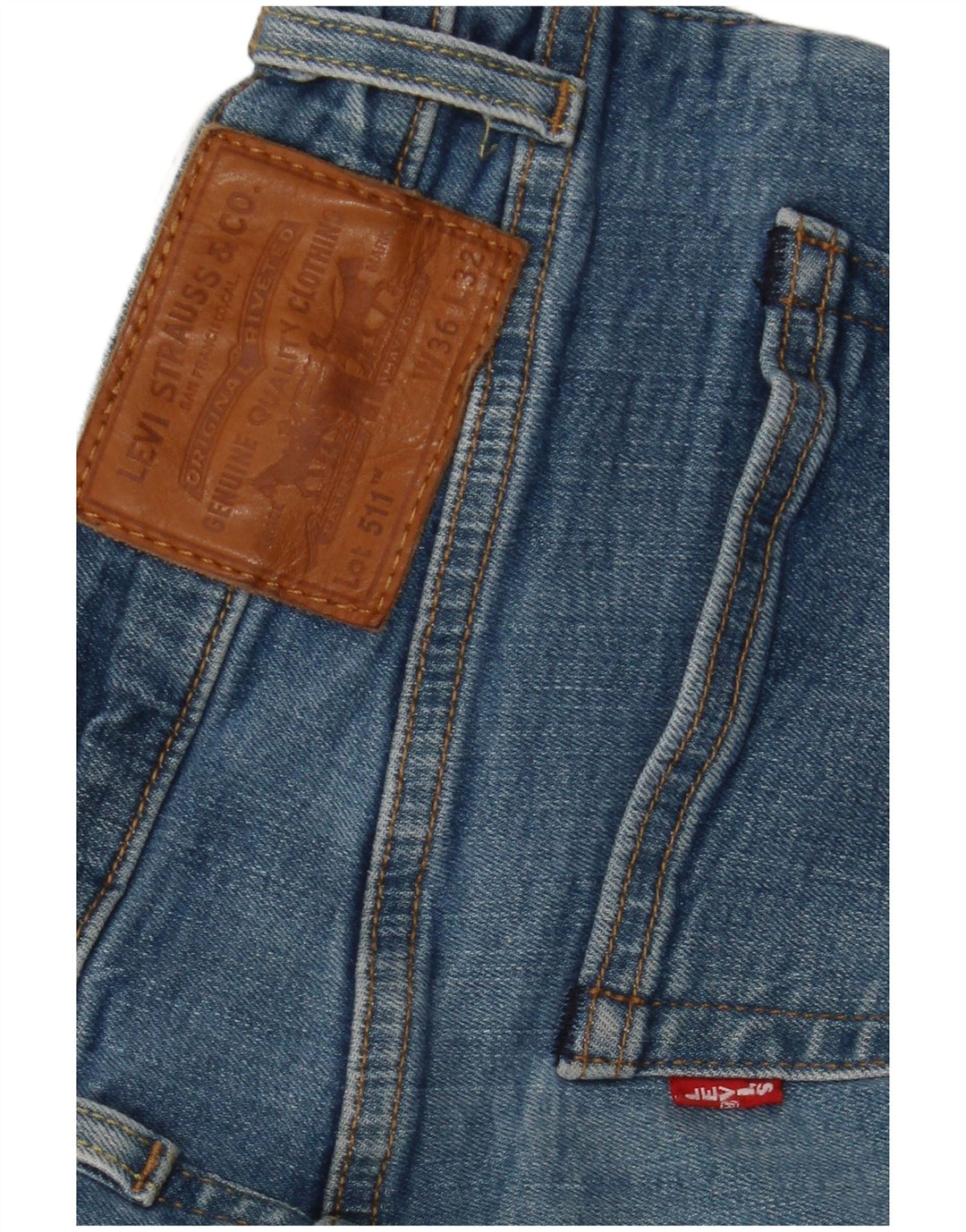 Blugi Levi's 511 Slim pentru bărbați W36 L32 Bumbac albastru