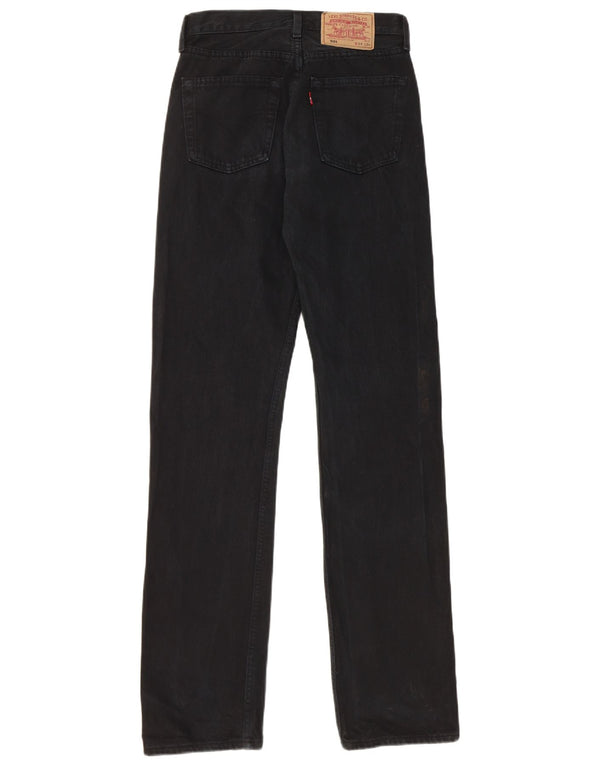 Blugi drepti pentru femei Levi's 501 W28 L34 bumbac negru