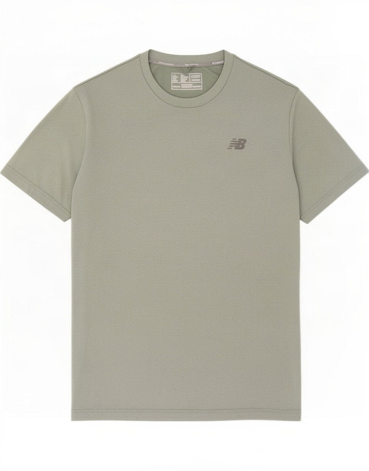 Tricou pentru bărbați New Balance Top Medium Verde Poliester