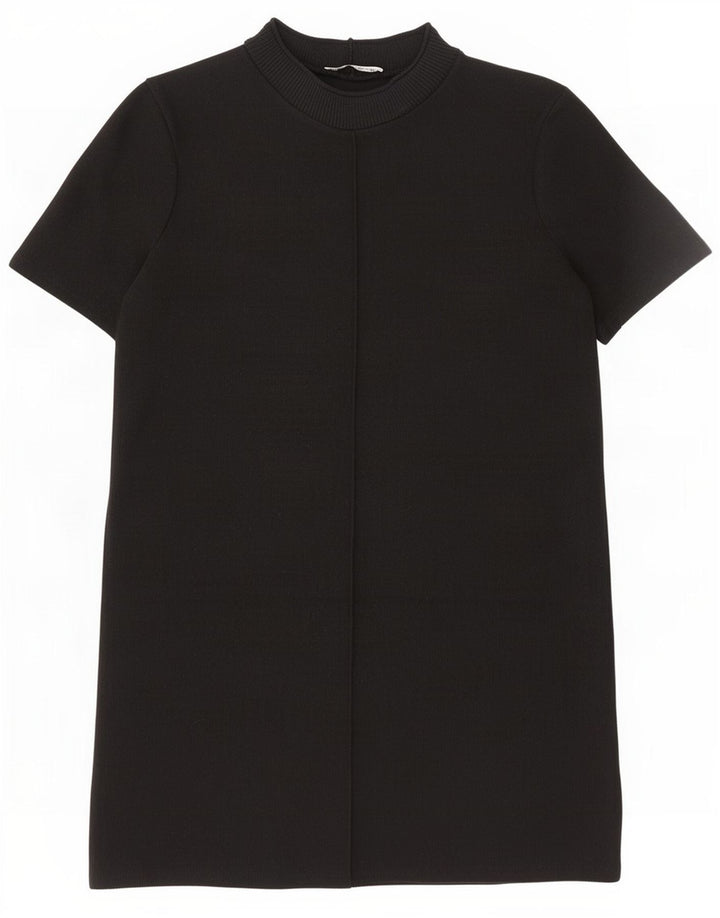 Rochie pulover pentru femei Zara UK 10 Poliester negru mic