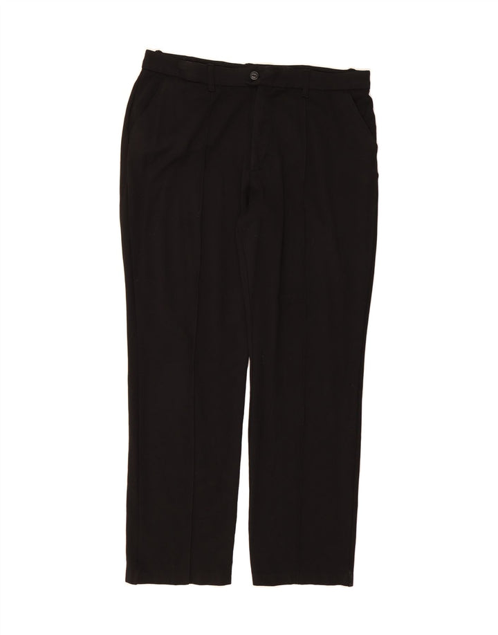 LEE Womens Regular Fit Straight Suit Trousers W36 L32 Black Vintage Lee and Second-Hand Lee from Messina Hembry 