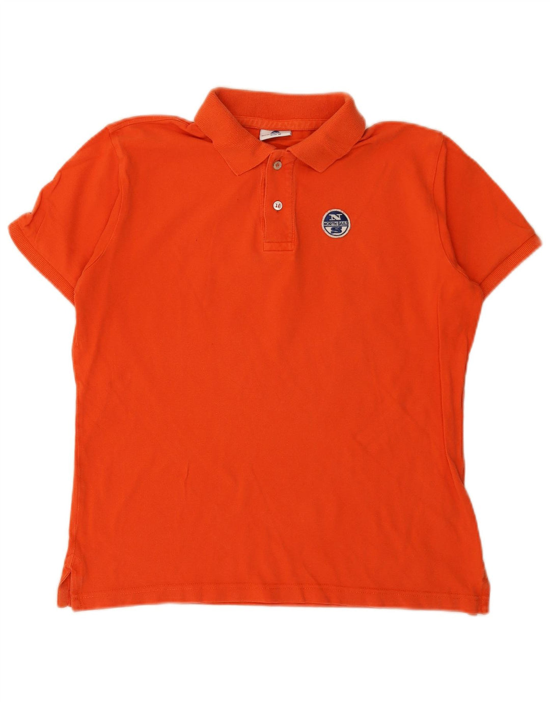 Tricou polo North Sails pentru bărbați, bumbac portocaliu mediu