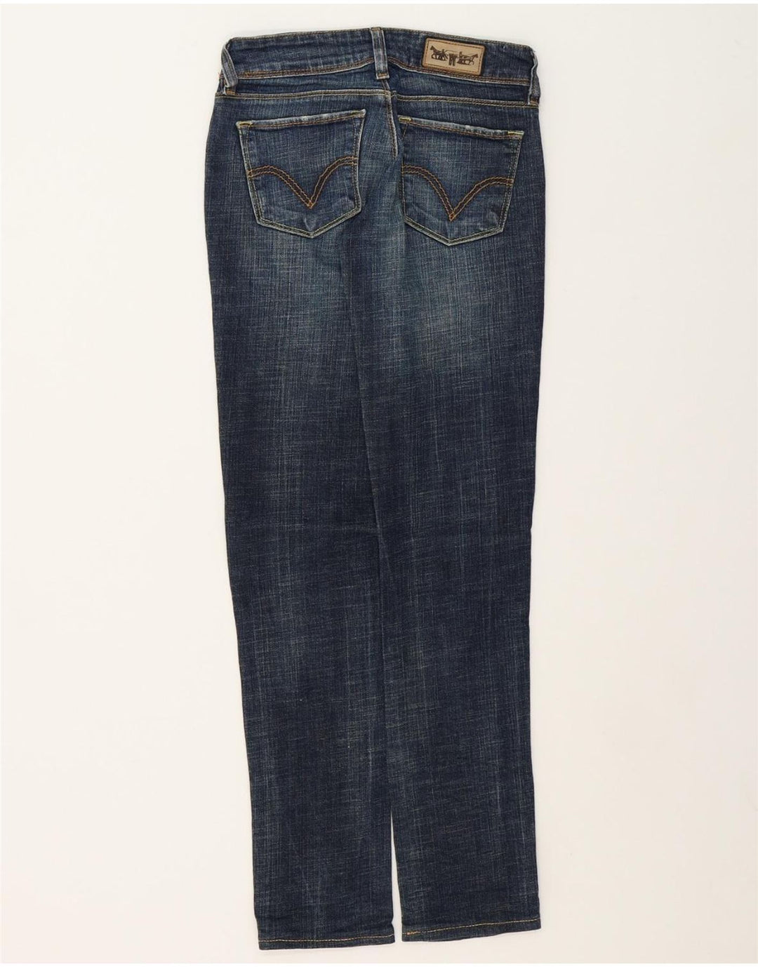 LEVI'S Womens Slim Jeans W26 L30 Blue Cotton Vintage Levi's and Second-Hand Levi's from Messina Hembry 