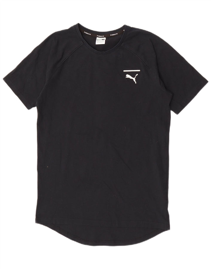 Tricou grafic Puma pentru bărbați Top mediu negru bumbac