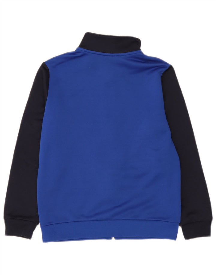 Jachetă de top pentru trening cu grafic pentru băieți Adidas 9-10 ani, albastru, color block