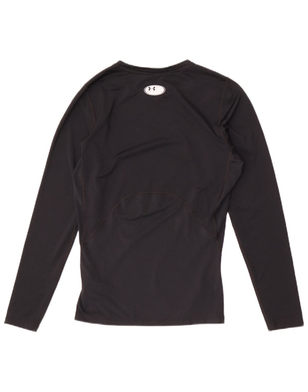 Under Armour Heat Gear Top cu mânecă lungă, mare, negru, poliester
