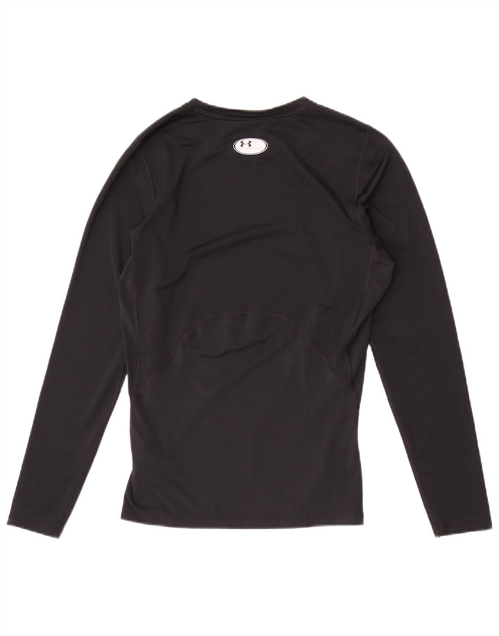 Under Armour Heat Gear Top cu mânecă lungă, mare, negru, poliester