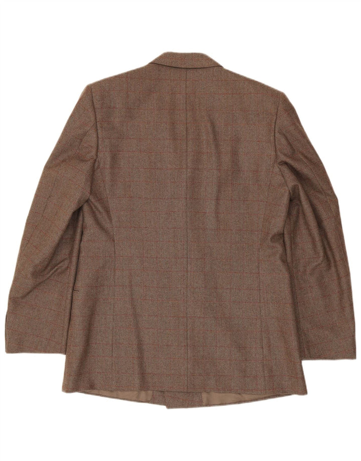 Jachetă pentru bărbați Corneliani Blazer în două piept IT 50 Maro Maro Check