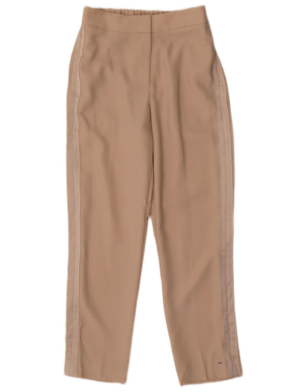 Pantaloni chino conici pentru femei Reiss UK 8 Small W28 L28 Bej cu dungi