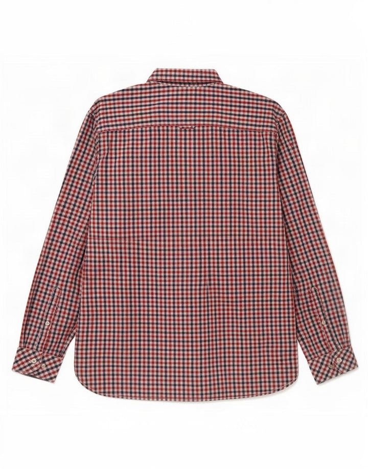 Cămașă pentru bărbați Joules Classic Fit, mare, roșu, din bumbac