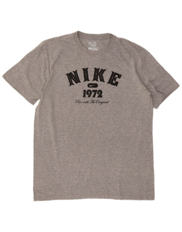 Tricou grafic pentru bărbați Nike Regular Fit Top mare, gri pete