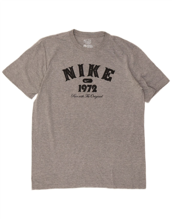 Tricou grafic pentru bărbați Nike Regular Fit Top mare, gri pete