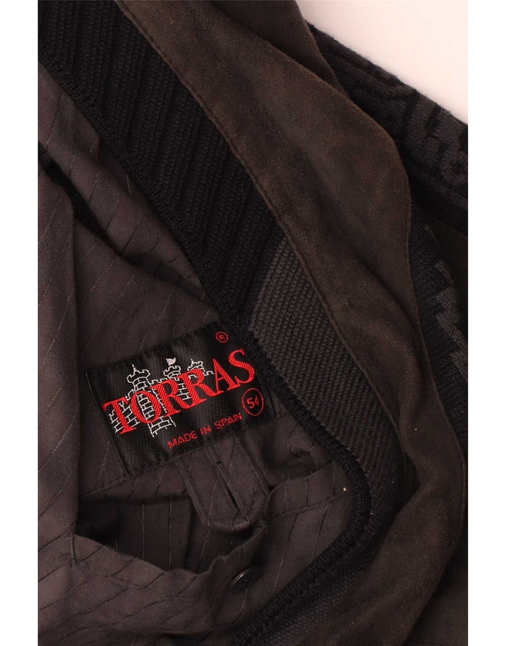 Jachetă Bomber din piele intoarsa pentru barbati Torras IT 54 2XL gri