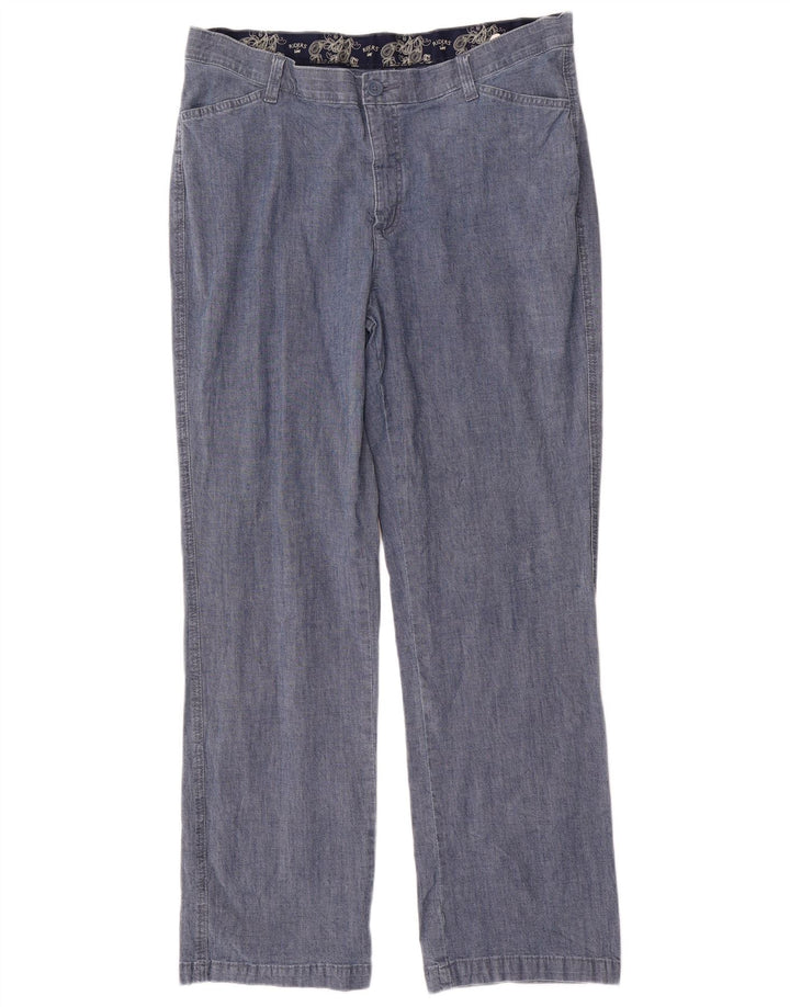 Pantaloni casual LEE Riders cu talie înaltă pentru femei US 18 2XL W36 L31 Albastru