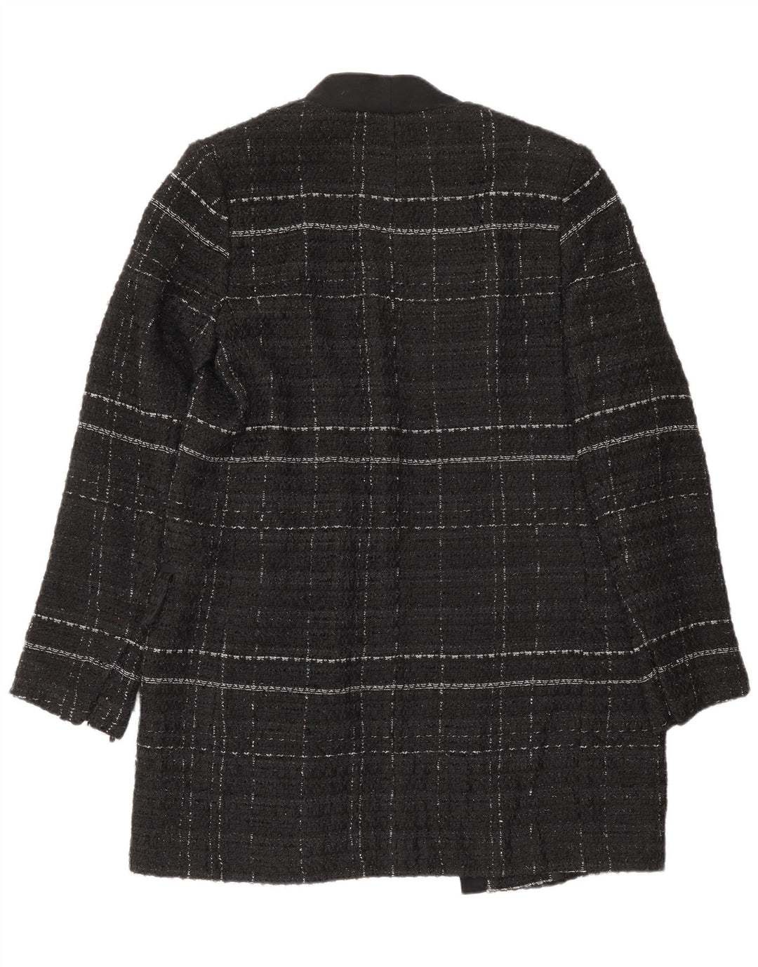 Pardesiu deschis pentru femei Zara UK 14 Medium Black Check