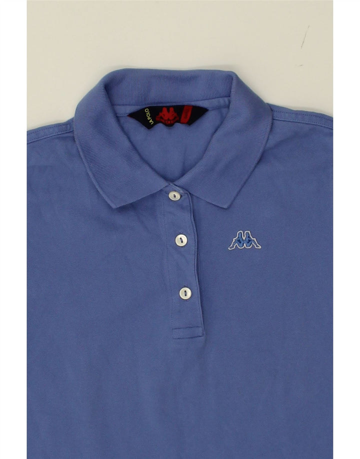 KAPPA Womens Polo Shirt UK 10 Small Blue Cotton Vintage Kappa and Second-Hand Kappa from Messina Hembry 