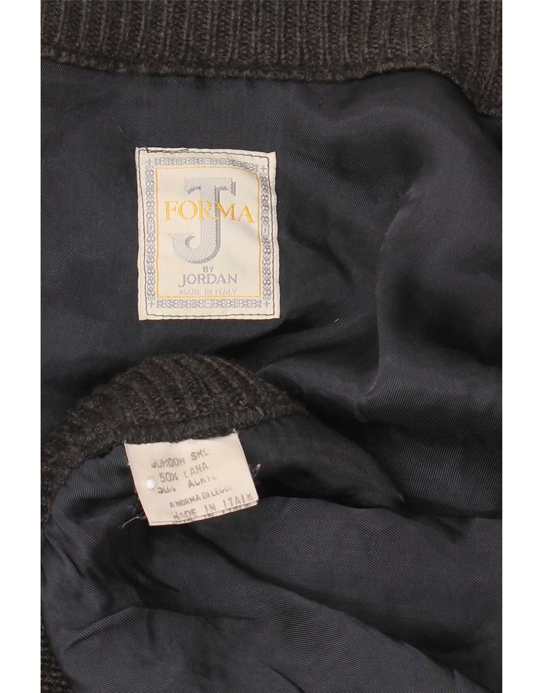 Cardigan Vintage pentru bărbați, 2XL, lână gri
