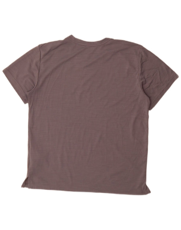 Tricou Nike Dri Fit pentru bărbați Top Medium Gri din poliester cu pete