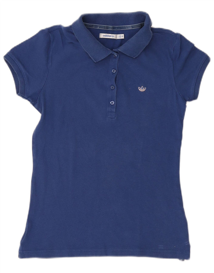 Tricou polo Adidas pentru femei EU 36 Bumbac bleumarin mic