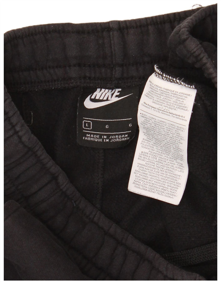 Pantaloni de trening pentru bărbați NIKE Pantaloni de jogging mari, negru, bumbac