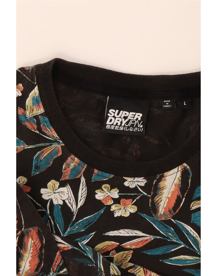 Tricou grafic pentru bărbați Superdry Top mare, multicolor, floral
