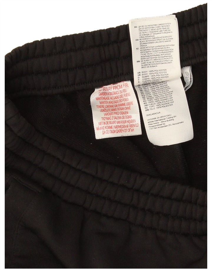 Pantaloni de trening Adidas baieti 15-16 ani poliester negru