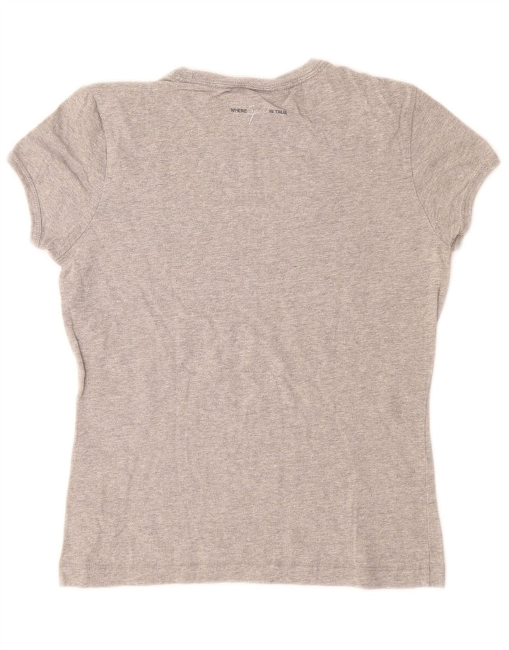 Tricou grafic CHAMPION pentru femei Heritage Classics Top UK 12 Medium Gri