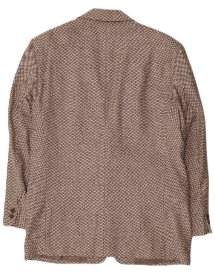 BYBLOS Jachetă pentru bărbați cu 2 nasturi, UK 40, lână mare cu pete gri