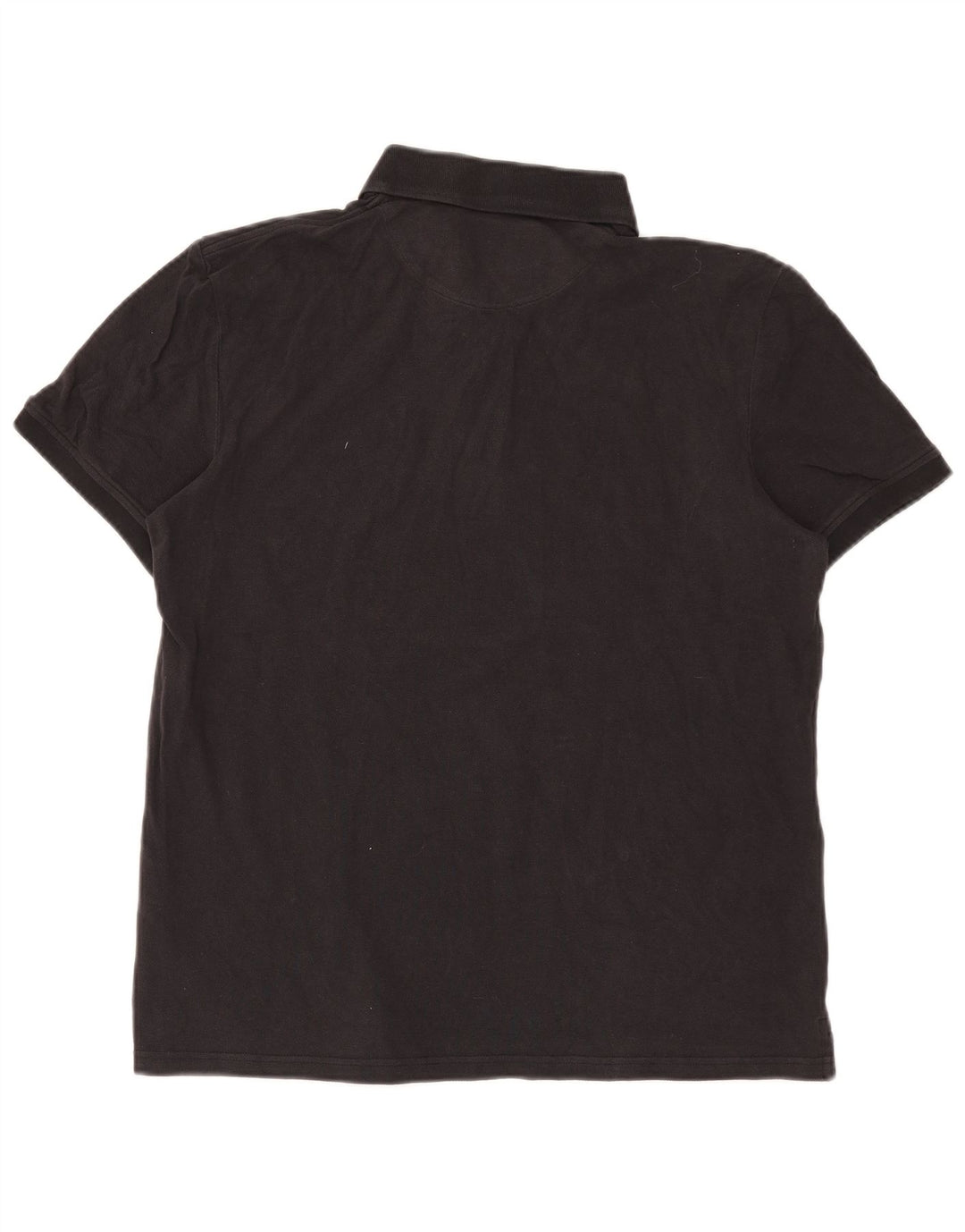 Tricou polo pentru bărbați Lyle & Scott, bumbac negru mare