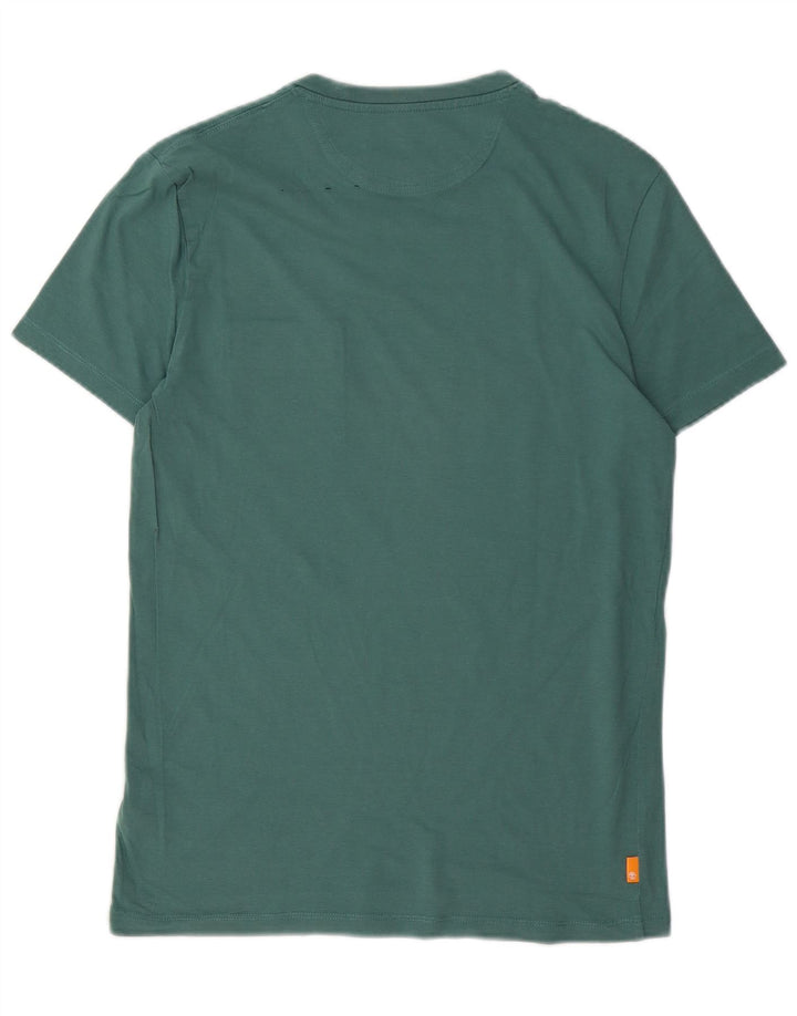 Tricou Timberland Slim Fit Top din bumbac verde mediu