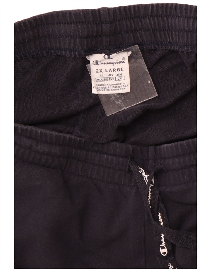Pantaloni de trening grafic pentru bărbați Champion Pantaloni de jogging 2XL bleumarin