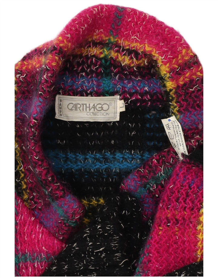 Pulover cardigan pentru femei Carthago UK 16, mare, multicolor, carouri