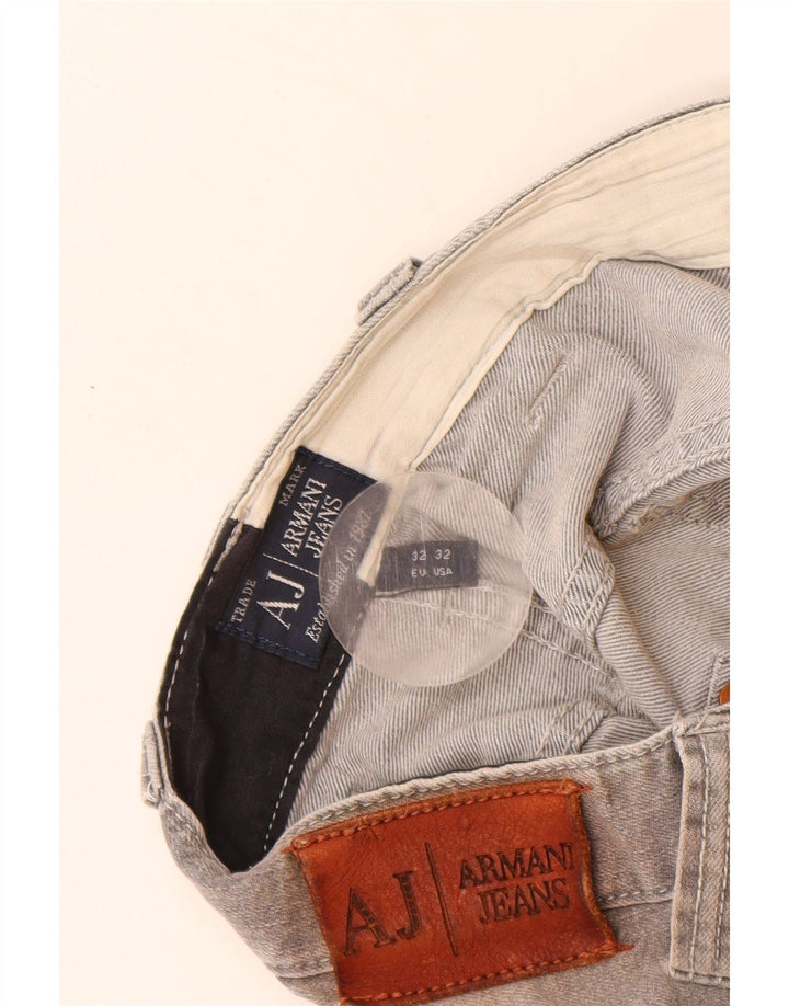 Blugi Slim Bărbați ARMANI W32 L33 Bumbac Gri