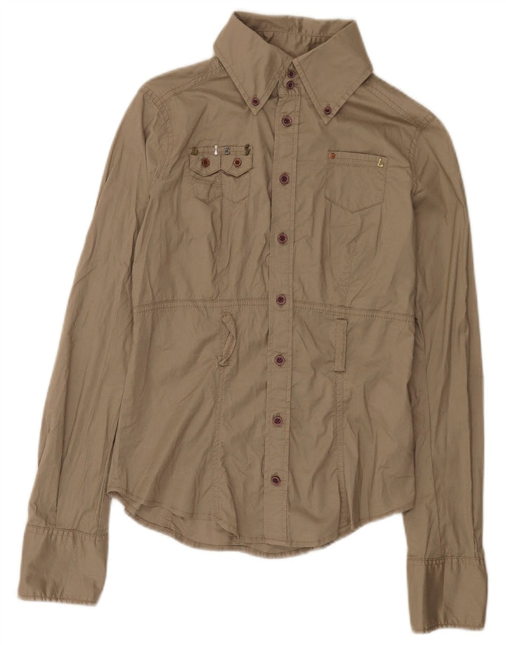 Cămașă Diesel pentru femei UK 10 Small Grey Bumbac