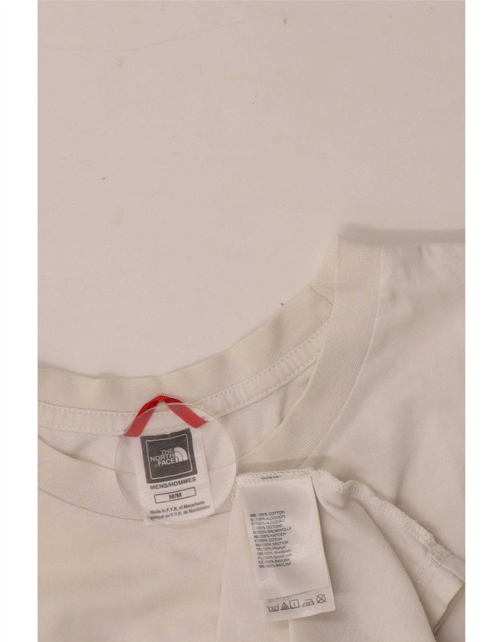 Tricou grafic pentru bărbați The North Face Top Medium White Bumbac