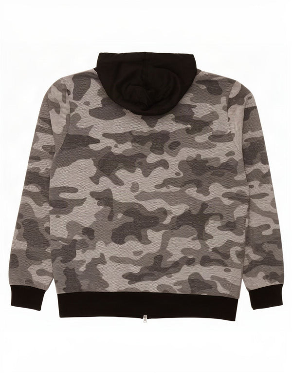 Pulover Nike pentru bărbați, cu fermoar, XL, bumbac camuflaj