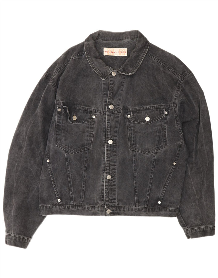 Jachetă de blugi pentru bărbați Wit Boy UK 44 2XL gri