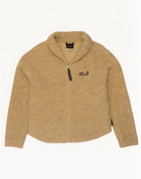 Jack Wolfskin Jachetă de trening pentru femei UK 12 Medium Yellow Flecked