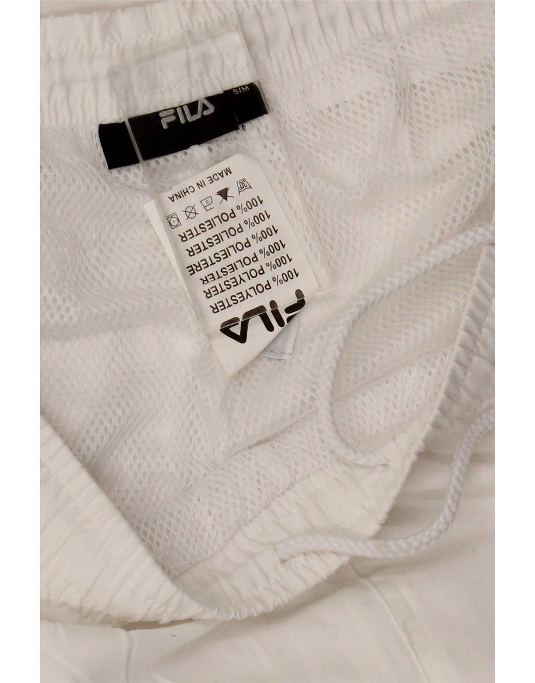 Pantaloni de trening Fila pentru femei UK 10 Small White Poliester