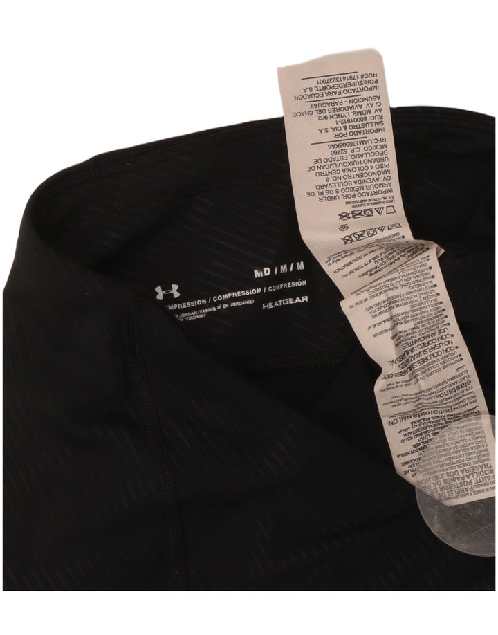 Leggings pentru femei Under Armour UK 14 Medium Black Striped Nylon