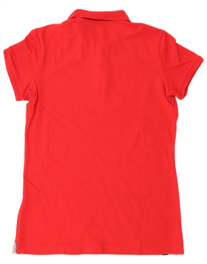 Tricou polo Nike pentru femei UK 16 mare bumbac roșu