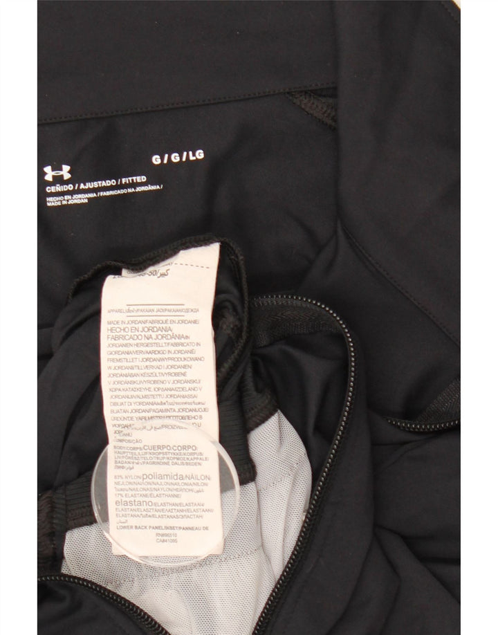 Jachetă de trening crop pentru femei UNDER ARMOUR UK 14, mare, negru, nailon